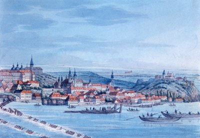 View of New Town, Prague by J. Rattay